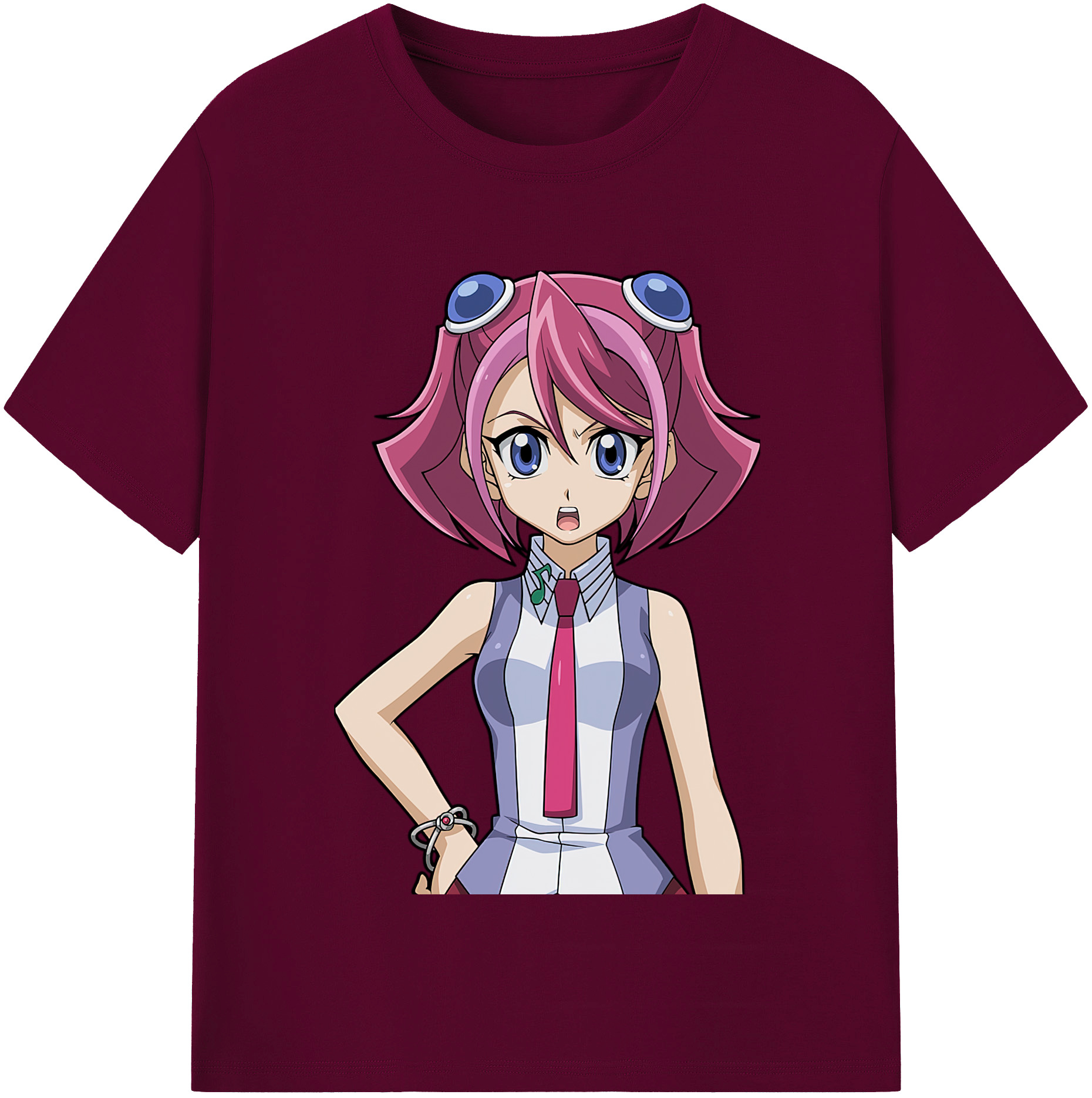 （画像用） 遊☆戯☆王 Yu-Gi-Oh! レディースカジュアルプリントTシャツ（綿100％）